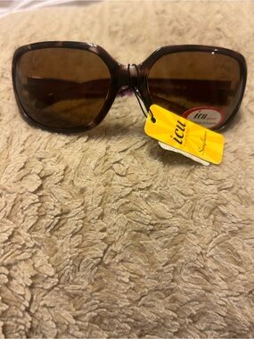 🤩 ICU Eyewear Oversized Sunglasses | UV Protection | Tortoise & Plum